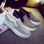 Sparkly Sequin Vegan Chunky Sneakers