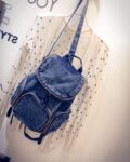 Denim Functional Travel Rucksack Backpack