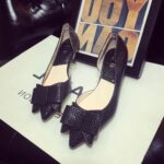 Ribbon Detail Pointed Toe Ballet Flats