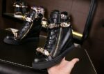 Colorful Crystal Diamond Embellished Height-Increasing Sneakers