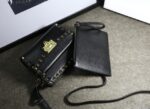 Luxurious Studded Mini Leather Shoulder Bag
