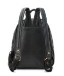 Wing Pattern Studded Vegan Leather Backpack