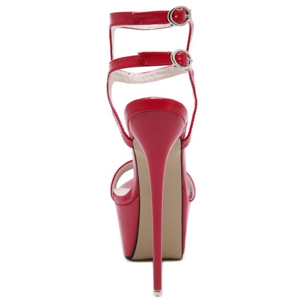 Sexy Platform Thin Ultra High Heels Stiletto Sandals 3 1091