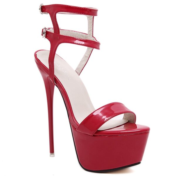 Sexy Platform Thin Ultra High Heels Stiletto Sandals 2 1091