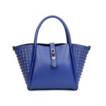 Luxurious Studded Trapeze Top Handle Arm Bag