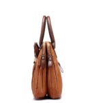 Chic Ribbon Detail Retro Leather Bag