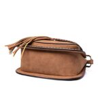 Stunning Tassel Woven Studded Vegan Crossbody Bag