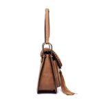 Stunning Tassel Woven Studded Vegan Crossbody Bag