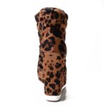 Fierce Height Increasing Leopard Hidden Heel Sneakers