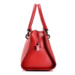 Playful Anime Character Print Genuine Leather Arm Bag