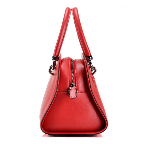 Playful Anime Character Print Genuine Leather Arm Bag 4 2428