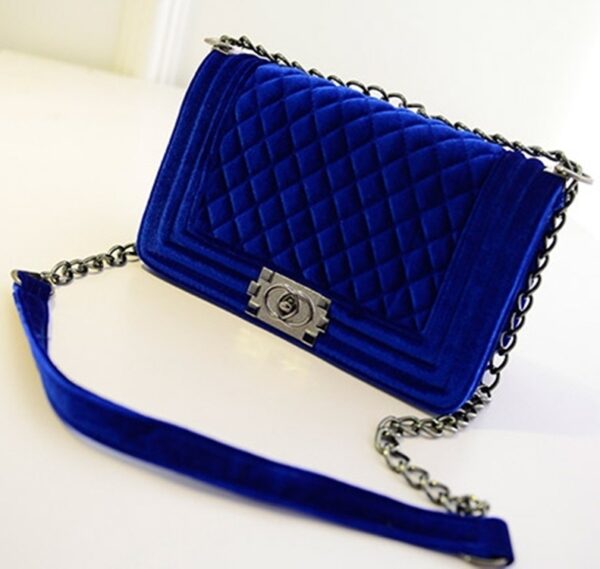 Chain Strap Vegan Leather Shoulder Bag 8 253