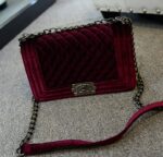 Chain Strap Vegan Leather Shoulder Bag