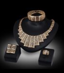 Timeless Elegance Gold Plated Jewelry Set