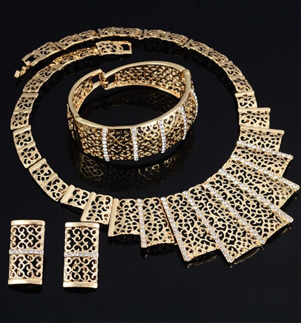 Timeless Elegance Gold Plated Jewelry Set 3 2834