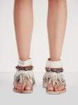Bohemian Tassel Ankle Strap Genuine Leather Sandals