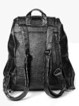 Chic Bohemian Tassel Embossed Leather Backpack