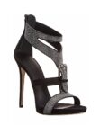 Sparkling Jeweled Banded Rhinestones Stiletto Sandals