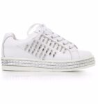 Sparkling Stone Detail Lace Up Sneakers