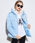 Cozy Short Hooded Puffer Zipper Pockets Jacket