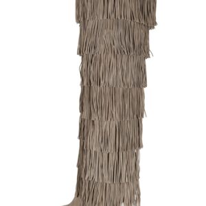 14488 gray style knee upset boot