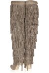 Bohemian Tassel Detail Knee High Suede Boots