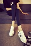 Comfortable Star Detail High Platform Hidden Heel Sneakers