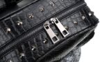 Wild 3D Wolf Studded Genuine Leather Backpack