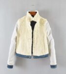 Cozy Blue Muflon Lined Denim Jacket