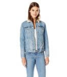 Cozy Blue Muflon Lined Denim Jacket