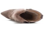 Luxurious Fur Lined Suede Stiletto Heel Booties