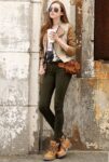 Slim Fit Vegan Leather Jacket in Cream