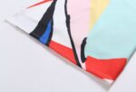 Colorful Geometric Print Summer Mini Dress