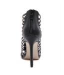 Bold Metal Studded Gladiator High Stiletto Heel Sandals