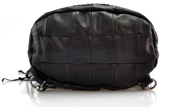 Stylish Woven Tassel Embossed Genuine Leather Backpack 4 2380