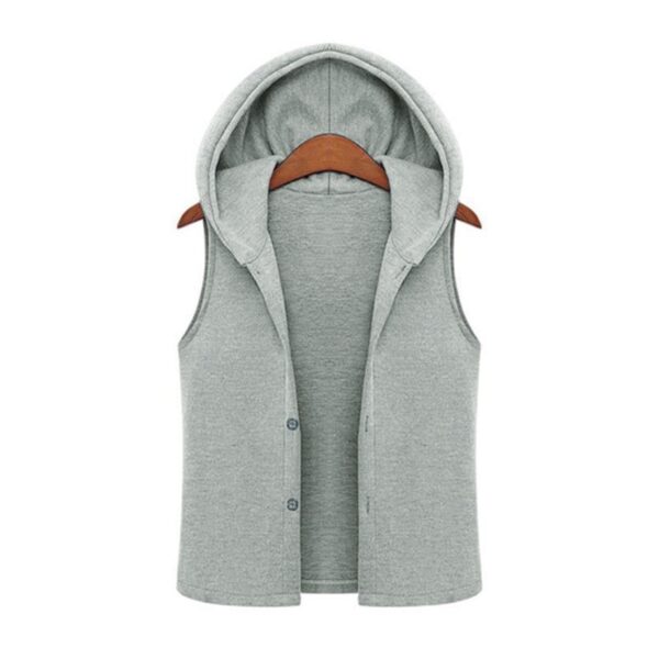 Ice Blue Detachable Hood Denim Jacket Vest 7 33