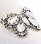 Luxurious Sparkling Butterfly Crystal Stone Embellished Sneakers