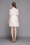 Romantic Lace Floral Chiffon Midi Dress