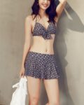 Chic Vibrant Tropical Print Skirted Bikini Set