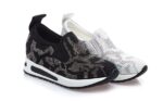 Sparkling Rhinestone Hidden Heel Mesh Sport Shoes