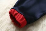 Red Belted Hidden Zipper Midi Dress