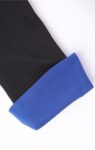 Black Blue Contrast Blazer Jacket