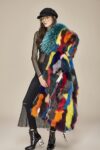 Luxurious Multi-Color Fox Fur Lined Raccoon Hooded Parka Coat
