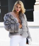 Chic Voluminous Short Faux Fur Puffy Coat