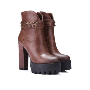 262 brown riveted double