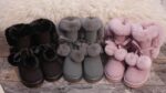 Fluffy Pom Pom Fur Trimmed Winter Snow Boots