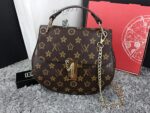 Chic Chain Shoulder Vegan Leather Bag