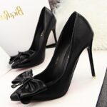 Ribbon Detail Pointed Stiletto Heels