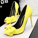 Ribbon Detail Pointed Stiletto Heels