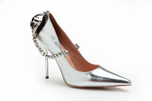 Tiger Embossed Patent Platform Stiletto Heels 3 147